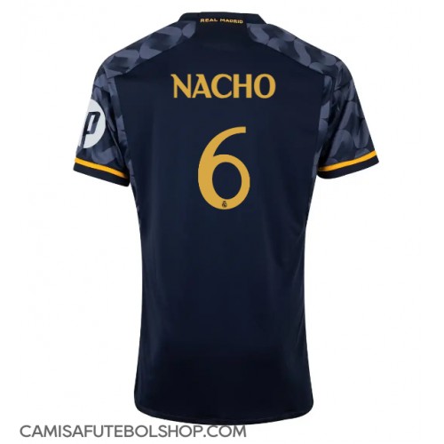 Camisa de time de futebol Real Madrid Nacho Fernandez #6 Replicas 2º Equipamento 2023-24 Manga Curta